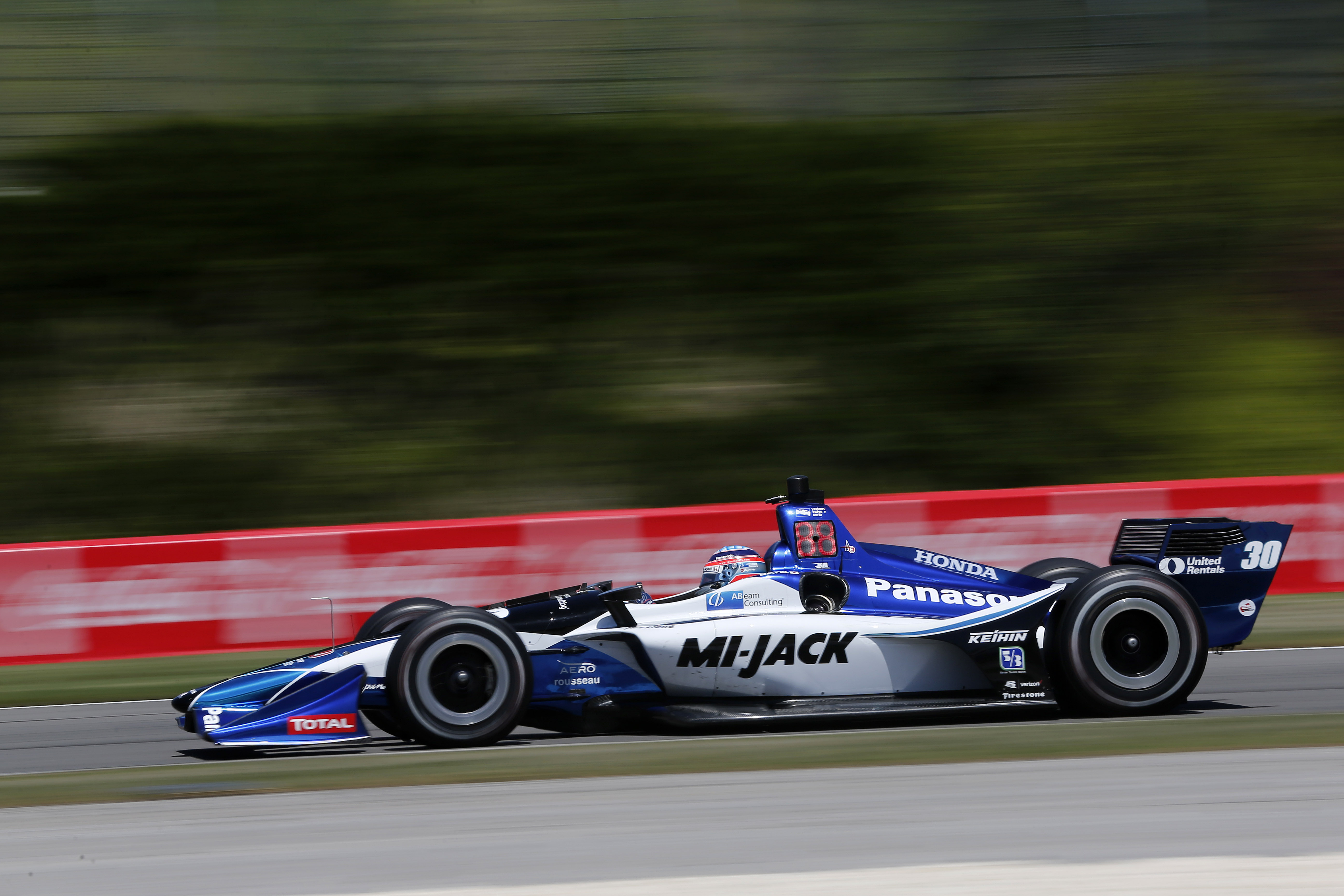 Sato and Rahal Were 8th and 10th Fastest, Respectively, in